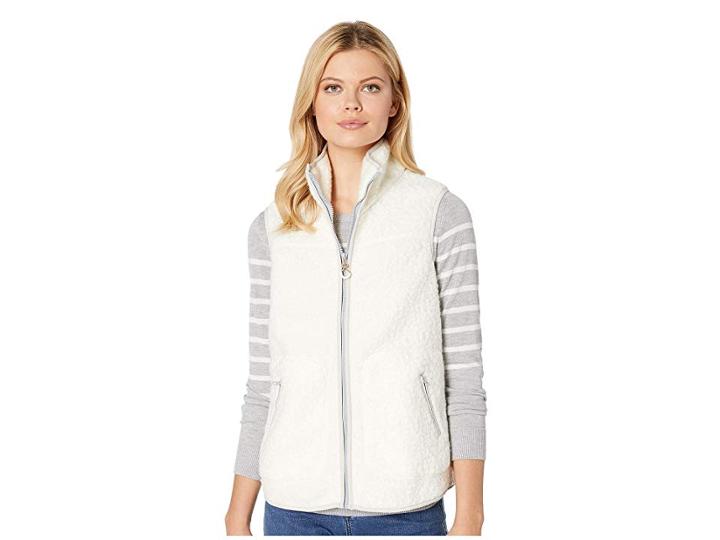 Woolrich Siskiyou Fleece Vest (ivory) Women's Vest