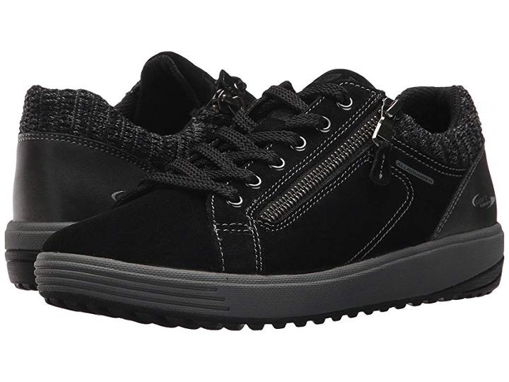 Allrounder By Mephisto Madrigal (black Suede) Women's Lace Up Casual Shoes
