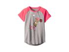 Under Armour Kids Outfielder Peanut Short Sleeve Tee (little Kids) (true Grey Heather) Girl's Clothing