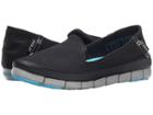 Crocs Stretch Sole Skimmer (black/light Grey) Women's  Shoes