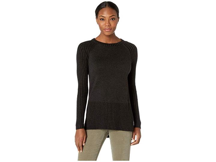 Smartwool Ripple Creek Tunic Sweater (charcoal Heather) Women's Sweater