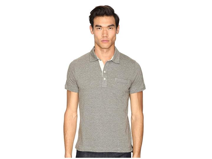 Billy Reid End-on-end Pensacola Polo (olive) Men's Clothing