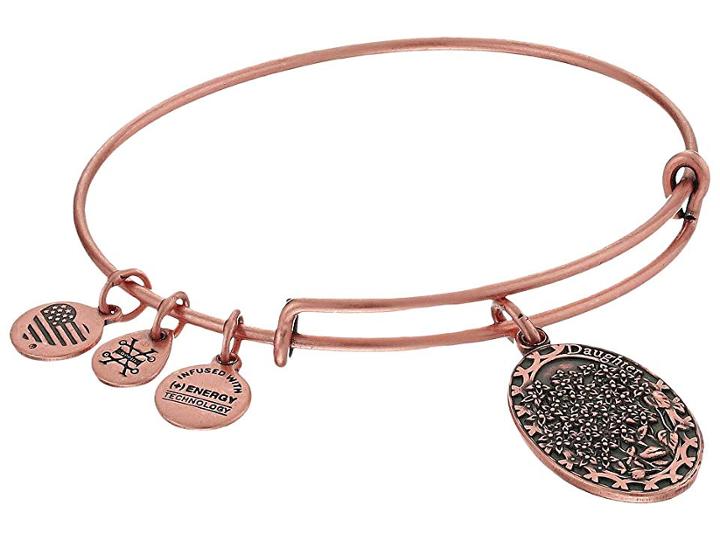 Alex And Ani Because I Love You Daughter Ii Bracelet (rafaelian Rose Gold) Bracelet