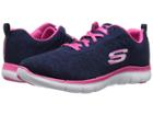 Skechers Flex Appeal 2.0 (navy/pink) Women's  Shoes