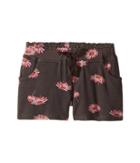 O'neill Kids Jayden Floral Shorts (toddler/little Kids) (graphite) Girl's Shorts