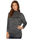 Nic+zoe Every Occasion Mock Top (grey Mix) Women's Clothing