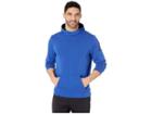 Reebok Workout Ready Melange Double Knit Over The Head Hoodie (crushed Cobalt) Men's Clothing