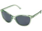 Kenneth Cole Reaction Kc1285 (shiny Light Green/smoke Mirror) Fashion Sunglasses