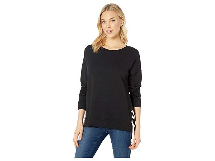 Karen Kane Side Tie Sweater (black) Women's Sweater