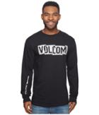 Volcom Edge Long Sleeve Tee (black) Men's T Shirt