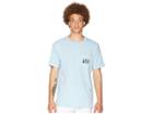 Vissla Peacesla Short Sleeve T-shirt Top (ice Blue) Men's T Shirt