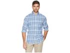 Vineyard Vines Mill Hill Flannel Classic Crosby Shirt (moonshine) Men's Clothing
