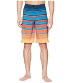 Billabong All Day X Stripe Boardshorts (blue) Men's Swimwear