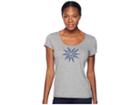Life Is Good Superpower Flower Smooth T-shirt (heather Gray) Women's T Shirt