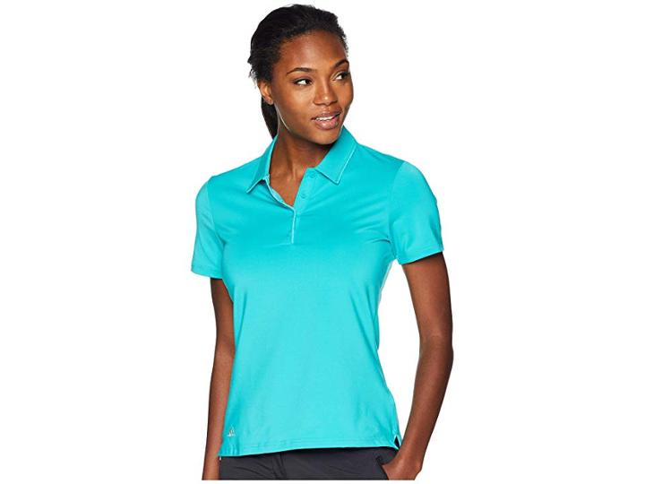 Adidas Golf Ultimate Short Sleeve Polo (hi-res Aqua) Women's Short Sleeve Knit