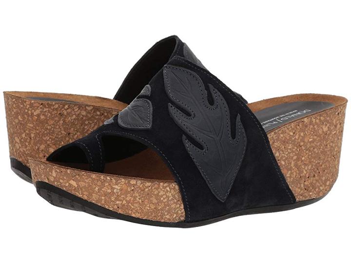 Donald J Pliner Gale (navy) Women's Wedge Shoes