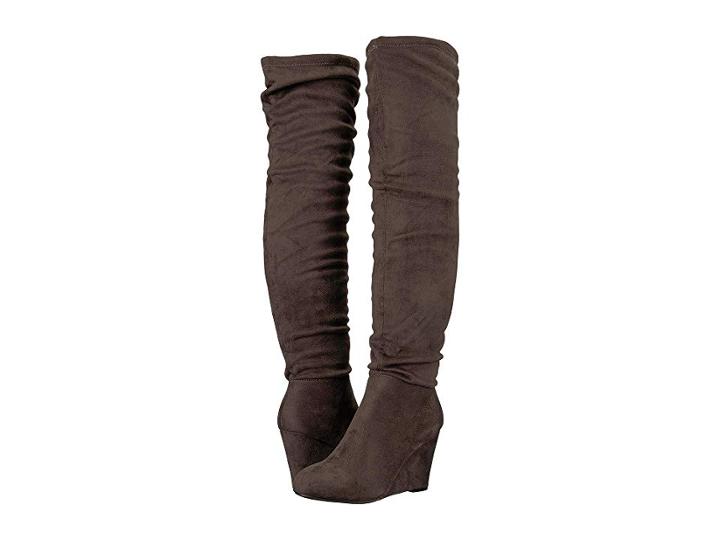 Chinese Laundry Uma (charcoal Suedette) Women's Pull-on Boots