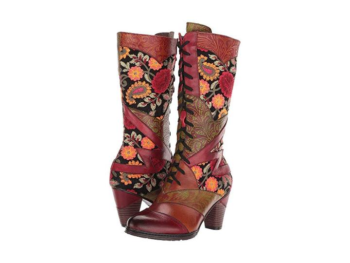 L'artiste By Spring Step Malagie (red Multi) Women's Shoes