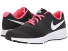 Nike Kids Star Runner (big Kid) (black/white/volt/racer Pink) Girls Shoes
