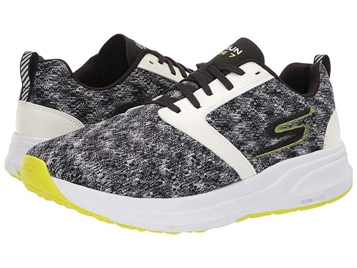 Skechers Go Run Ride 7 Night Owl (white/black) Men's Running Shoes