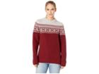 Fjallraven Ovik Scandinavian Sweater (dark Garnet) Women's Sweater