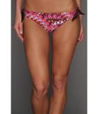 Prana Rena Reversible Bottom (neon Berry Flora) Women's Swimwear
