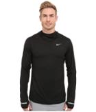 Nike Dry Element Running Hoodie (black/reflective Silver) Men's Sweatshirt