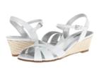 Trotters Mickey (white Soft Dull Leather) Women's Wedge Shoes