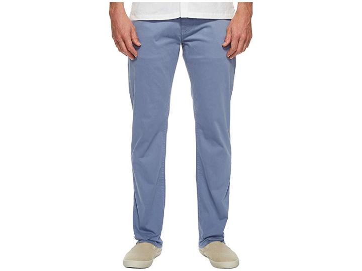 Mavi Jeans Zach Regular Rise Straight Leg In Stone Washed Twill (stone Washed Twill) Men's Jeans