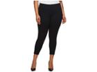 Lauren Ralph Lauren Plus Size Premier Skinny Crop Jeans (black) Women's Jeans
