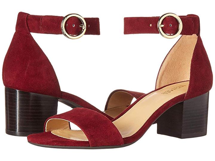 Michael Michael Kors Lena Flex Mid (oxblood) Women's 1-2 Inch Heel Shoes