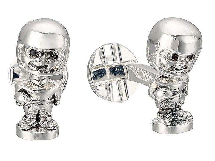 Cufflinks Inc. Football Bobblehead Cufflinks (silver) Cuff Links