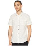 O'neill Rowdy Short Sleeve Woven Top (white) Men's Clothing