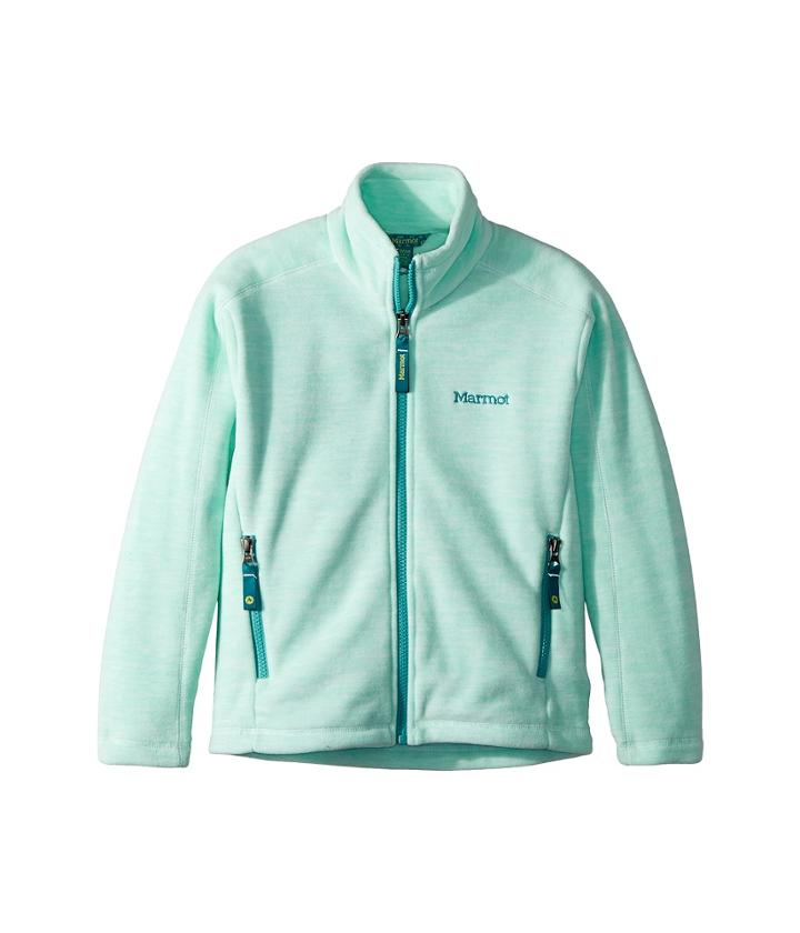 Marmot Kids Lassen Fleece (little Kids/big Kids) (clear Sky) Girl's Fleece