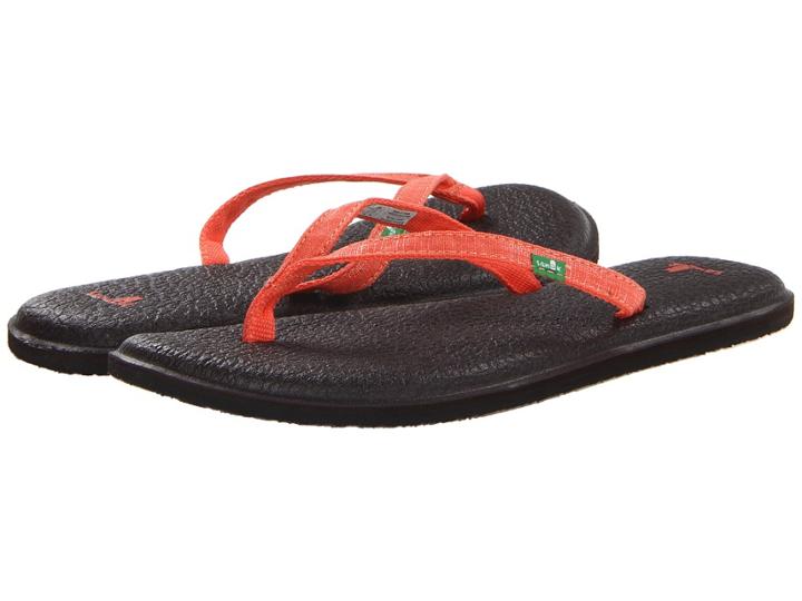 Sanuk Yoga Spree 2 (coral) Women's Sandals
