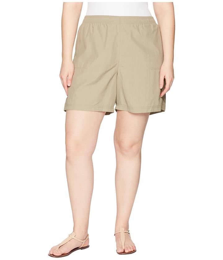 Columbia Plus Size Sandy Rivertm Short (tusk) Women's Shorts