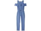 Tommy Hilfiger Kids Athletic Romper (big Kids) (clear Blue Heather) Girl's Jumpsuit & Rompers One Piece