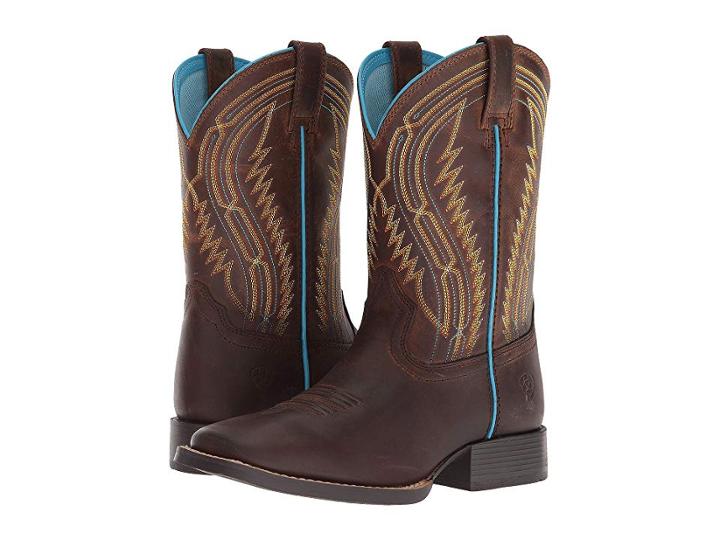 Ariat Kids Chute Boss (toddler/little Kid/big Kid) (distressed Brown) Cowboy Boots