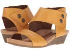 Rockport Cobb Hill Collection Cobb Hill Hollywood Two-piece Cuff (yellow Leather) Women's Sandals