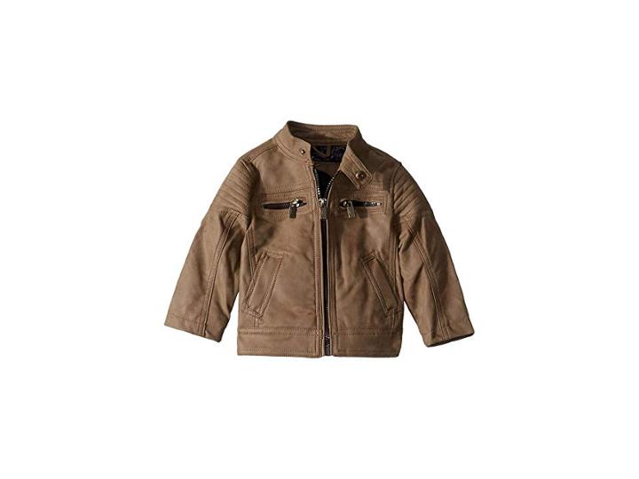 Urban Republic Kids Long Sleeve Woven Jacket (infant/toddler) (saddle Brown) Boy's Coat