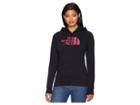 The North Face 1/2 Dome Full Zip Hoodie (tnf Black/cerise Pink) Women's Sweatshirt