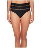 Ella Moss Crafty Retro Bikini Bottom (black) Women's Swimwear