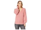 Michael Michael Kors V-neck Big Sleeve Sweater (dusty Rose) Women's Sweater