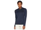 Nike Golf Dry Top 1/2 Zip Seamless (obsidian/black/black/black) Women's Clothing
