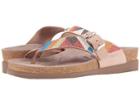 Mephisto Helen Spark Nubuck (light Taupe Nubuck/red/blue) Women's Sandals