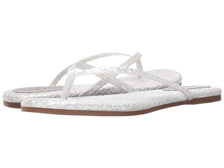 Yosi Samra Roee (light Silver) Women's Flat Shoes