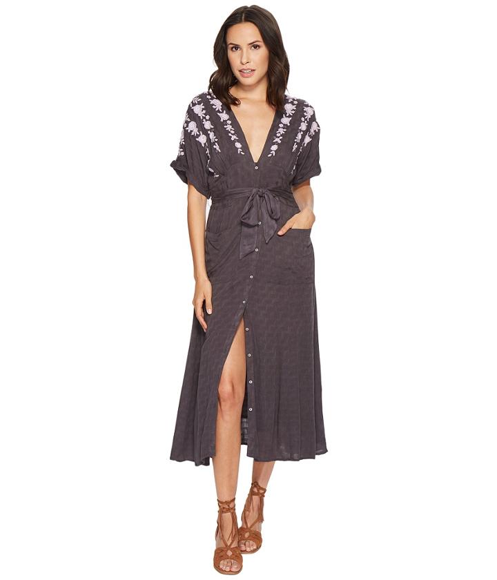 Free People Love To Love You Dress (grey) Women's Dress