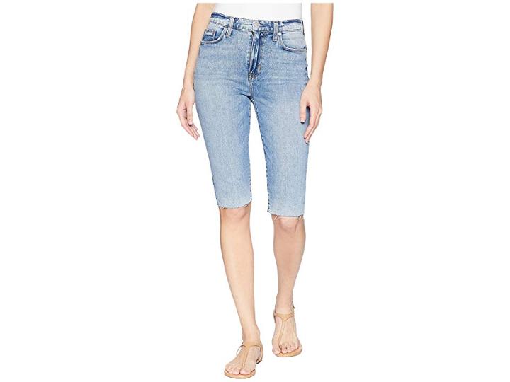 Hudson Jeans Zoeey High-rise Cut Off Boyfriend Shorts In Just For Kicks (just For Kicks) Women's Shorts