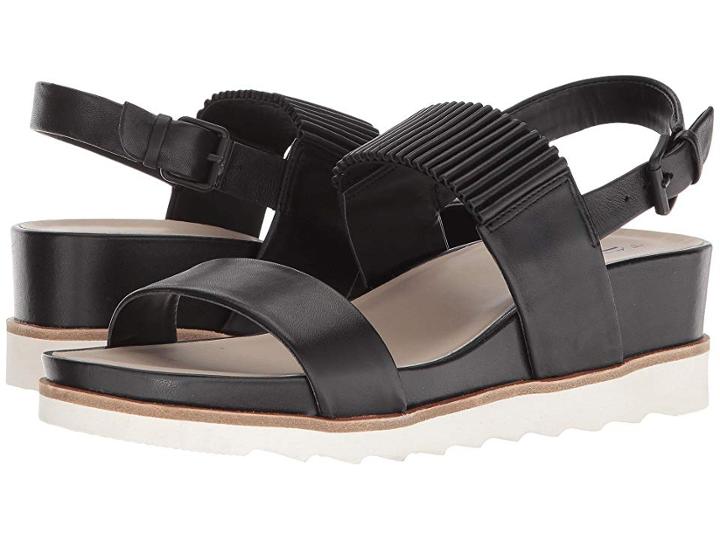 Tahari Giada Sandal (black Leather/elastic) Women's Shoes