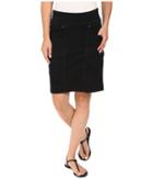 Jag Jeans Janelle Pull-on Skirt Comfort Denim In Black Void (black Void) Women's Skirt